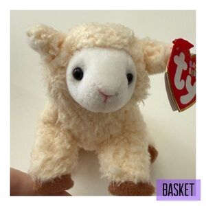 2004 Baashful the Lamb BASKET Beanie Baby